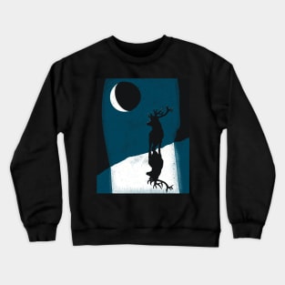 Moonlit deer Crewneck Sweatshirt